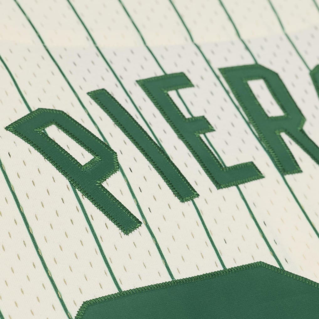 Paul Pierce Boston Celtics Mitchell & Ness Player Mesh Button-Front Jersey - Cream