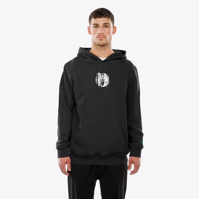 Boston Celtics New Era Front and Back Graphic Pullover Hoodie - Black
