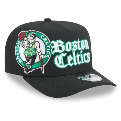 Boston Celtics New Era Proud A-Frame 9FIFTY Snapback Hat - Black