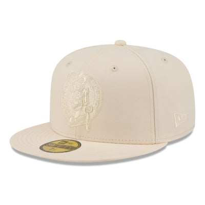 Boston Celtics New Era Color Pack 59FIFTY Fitted Hat - Cream