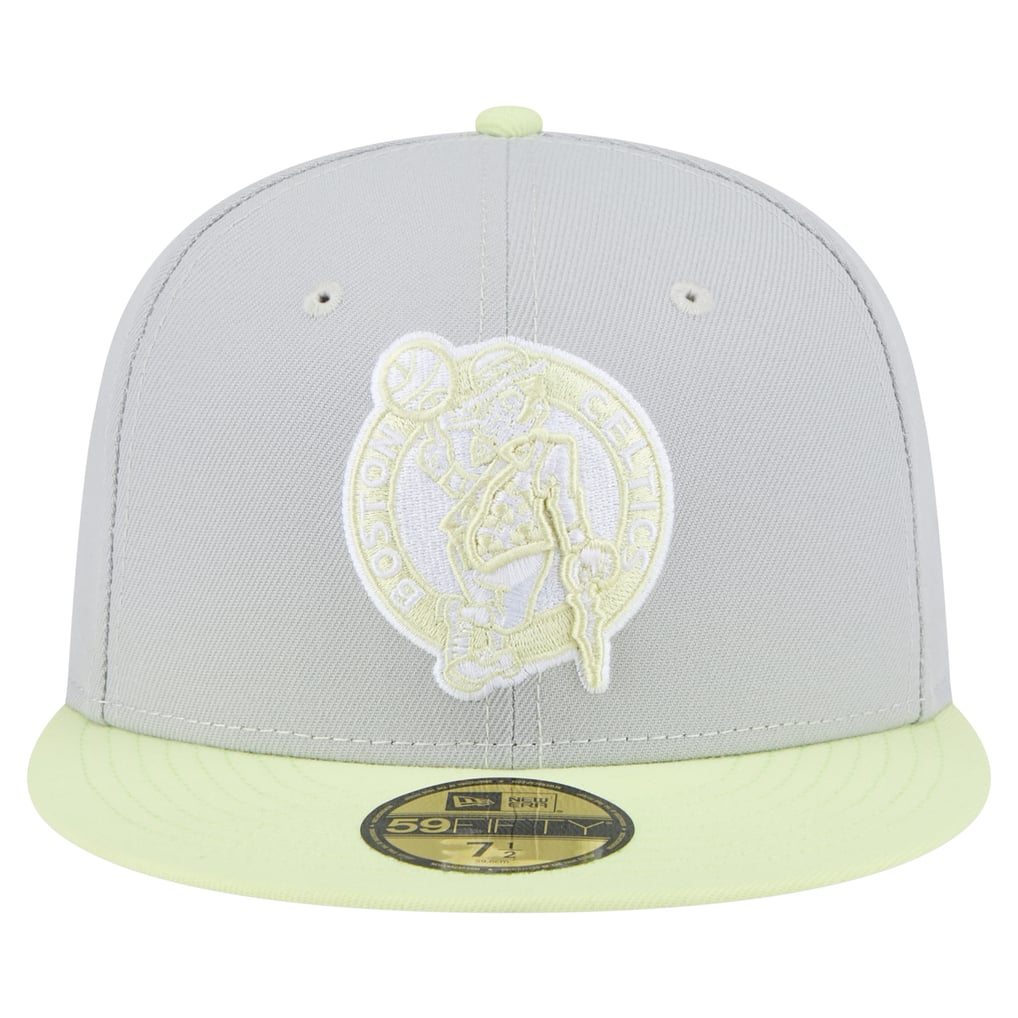  Boston Celtics New Era Color Pack 2-Tone 59FIFTY Fitted Hat - Gray/Green