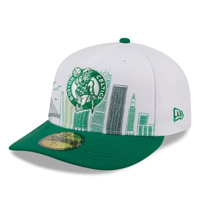 Boston Celtics New Era City Stitch 59FIFTY Fitted Hat - Gray/Kelly Green