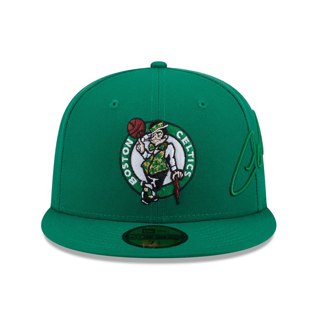 Boston Celtics New Era Side Script 59FIFTY Fitted Hat - Green