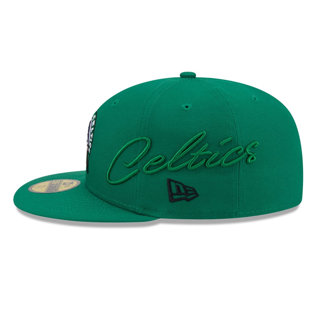 Boston Celtics New Era Side Script 59FIFTY Fitted Hat - Green