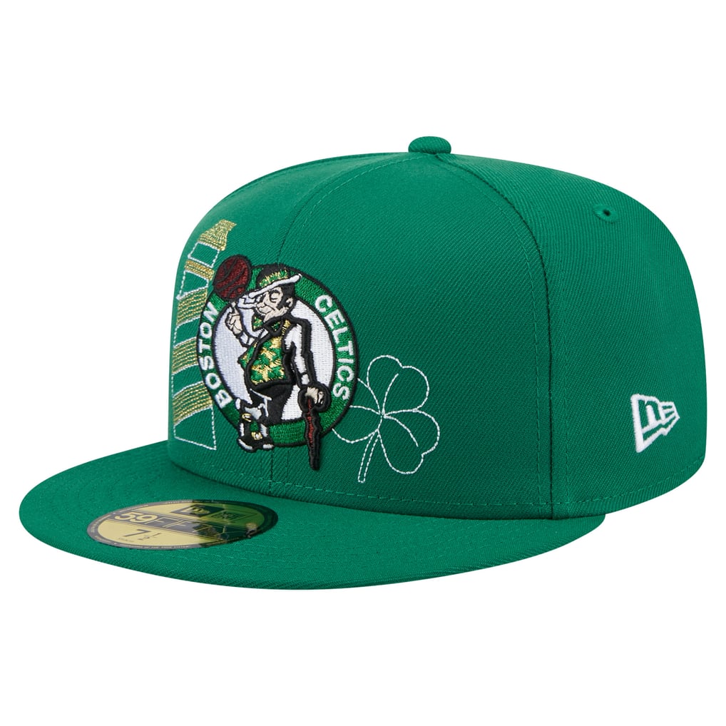 Boston Celtics New Era State Stitch 59FIFTY Fitted Hat - Kelly Green