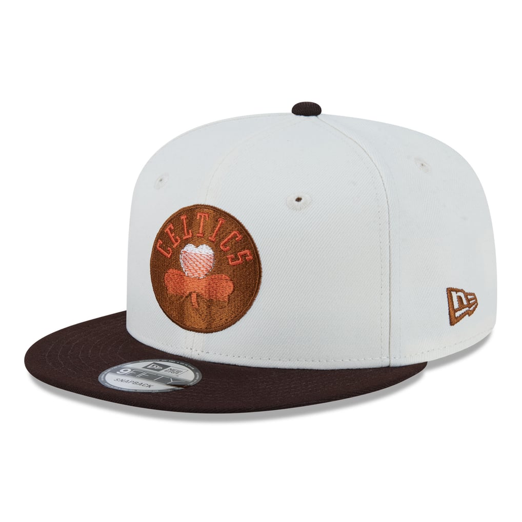  Boston Celtics New Era Pumpkin Spice 9FIFTY Snapback Hat - White