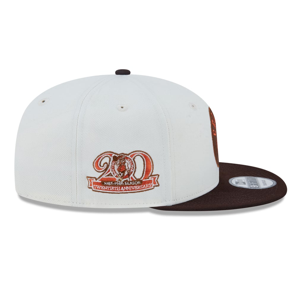 Boston Celtics New Era Pumpkin Spice 9FIFTY Snapback Hat - White