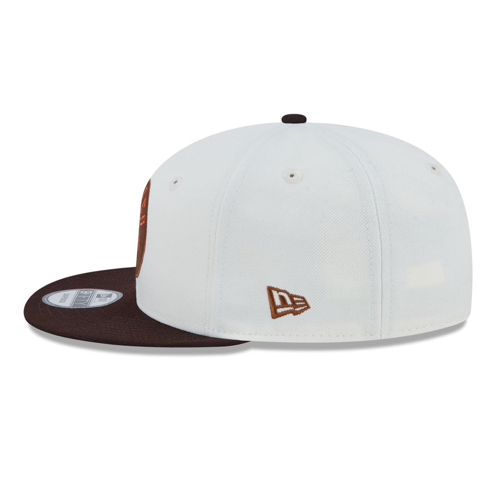  Boston Celtics New Era Pumpkin Spice 9FIFTY Snapback Hat - White