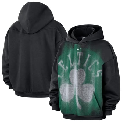 Boston Celtics Nike 2026 Standard Issue Practice Icon Fleece Pullover Hoodie - Black