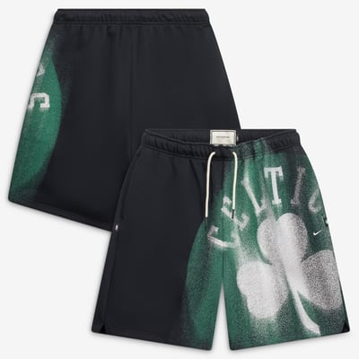 Boston Celtics Nike 2026 Standard Issue Practice Icon Fleece Shorts - Black