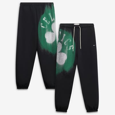 Boston Celtics Nike 2026/27 Standard Issue Practice Icon Fleece Tapered Pants - Black