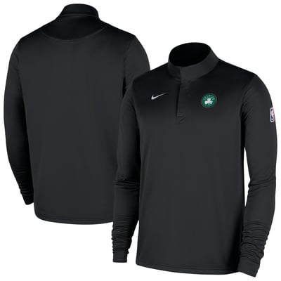Boston Celtics Nike Authentic Coaches Quarter-Zip Dri-FIT Top - Black