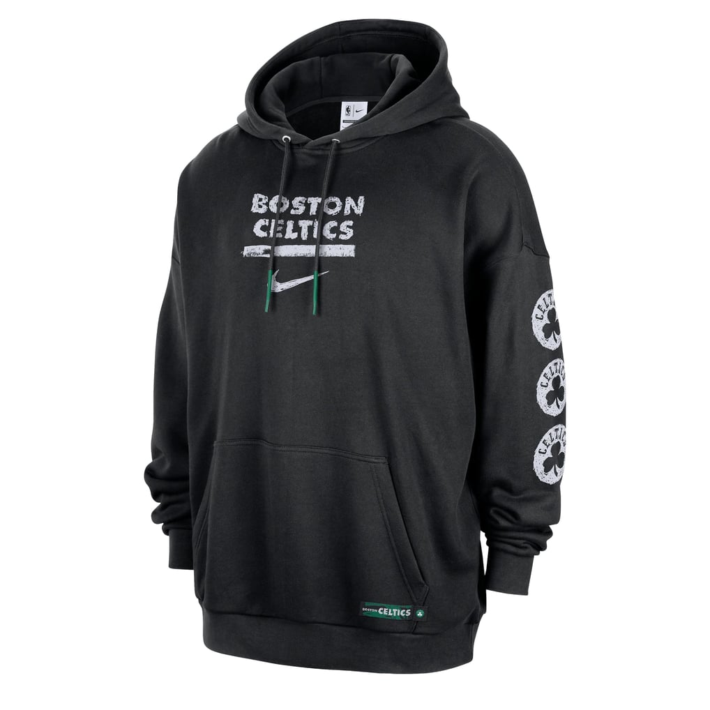 Boston Celtics Nike Courtside Club Premium Hoodie - Black