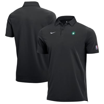  Boston Celtics Nike Dri-FIT Coaches Polo - Black