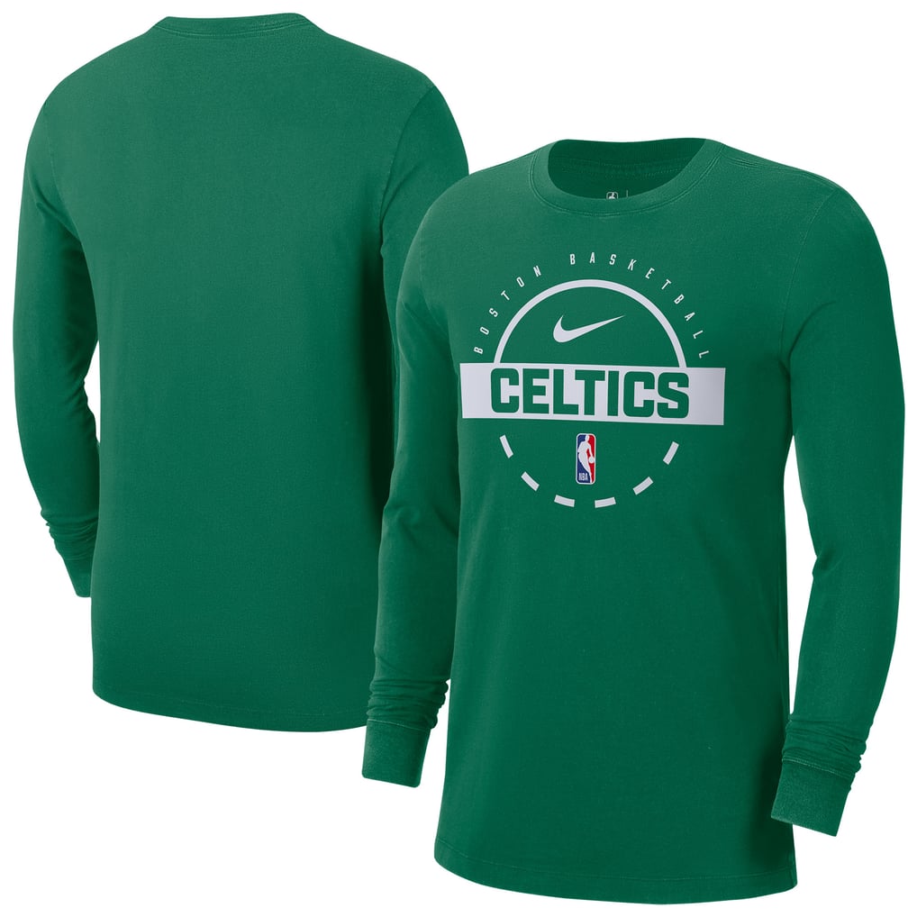  Boston Celtics Nike Authentic Long Sleeve Practice T-Shirt - Kelly Green