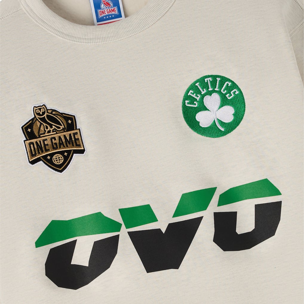  Boston Celtics OVO x NBA Fleece Sweatshirt - Natural