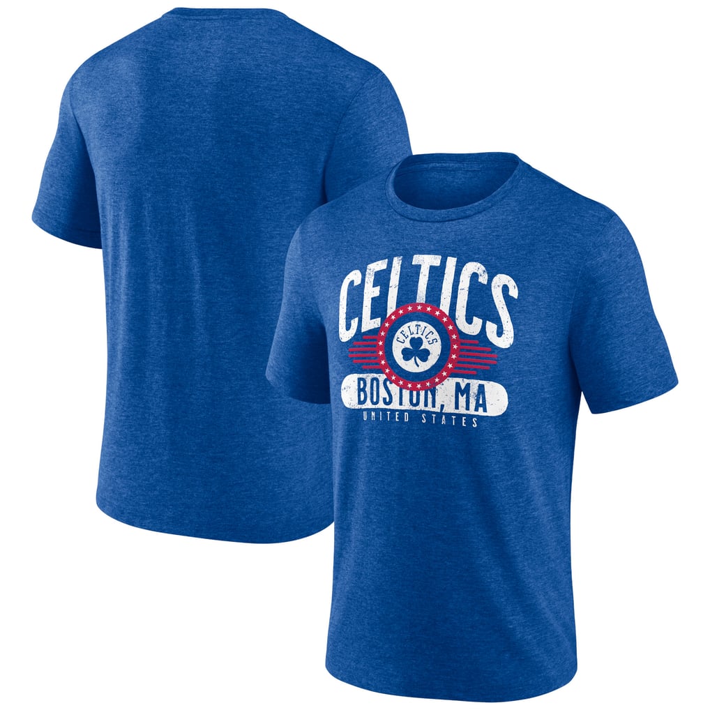 Boston Celtics Badge of Honor Tri-Blend T-Shirt - Royal