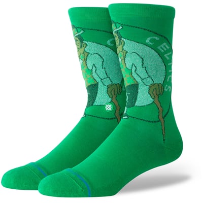  Boston Celtics Stance Posterize Crew Socks - Kelly Green