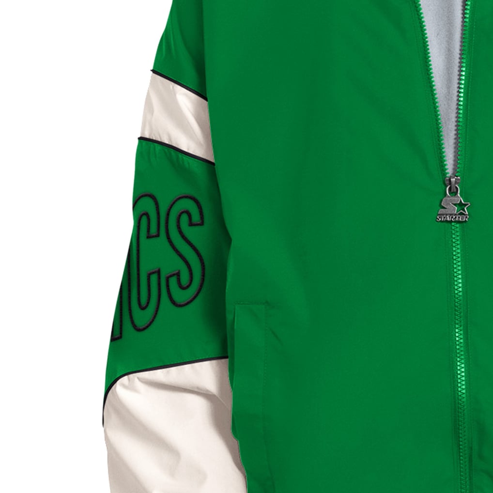  Boston Celtics Starter The Gust Full-Zip Hooded Jacket - Green