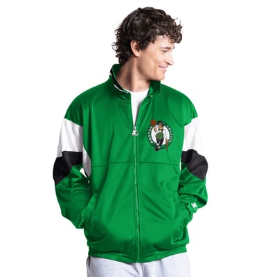Boston Celtics Starter Legacy Full-Zip Track Jacket - Kelly Green