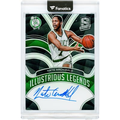 Nate Archibald Boston Celtics Autographed 2021-22 Panini Spectra Illustrious Legends Signatures #ILS-NAR #75/99 Card