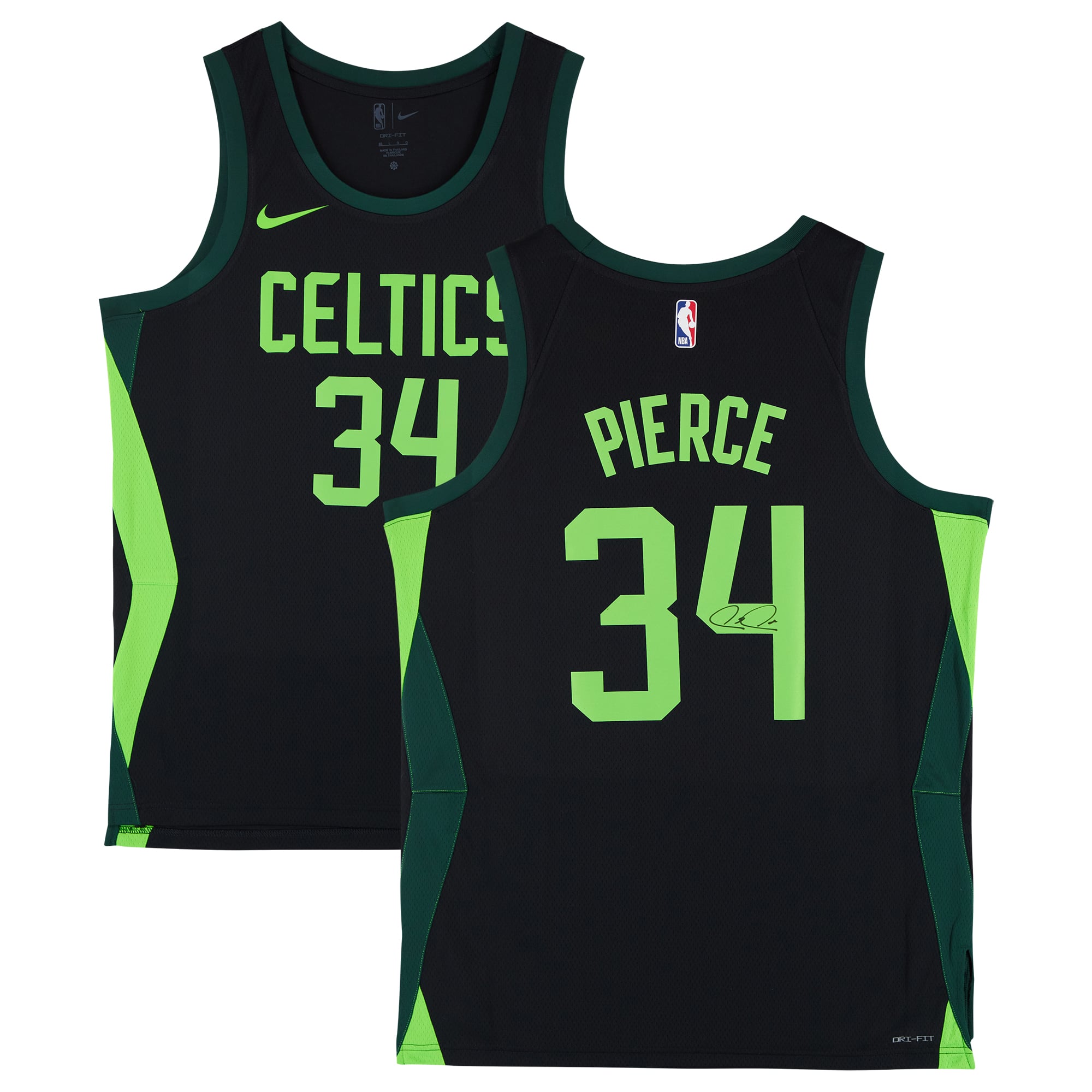 Paul Pierce Boston Celtics Autographed Fanatics Authentic Black 