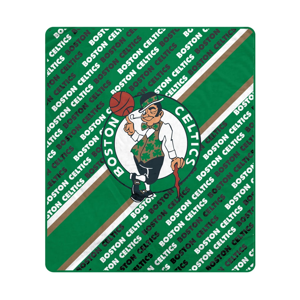 Boston Celtics Pegasus 60" x 70" Diagonal Lined Wordmark Ultra Soft Blanket