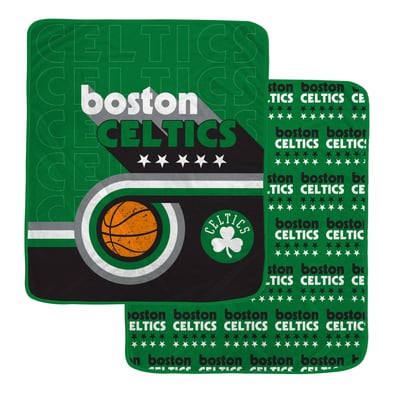 Boston Celtics Pegasus Retro Baller Double-Sided 60" x 70" Ultra Cozy Blanket