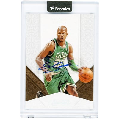Ray Allen Boston Celtics Autographed 2009-10 Panini Timeless Treasures #36 #15/25 Card