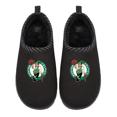 Boston Celtics ISlide Unisex Primary Logo Mission Slippers - Black
