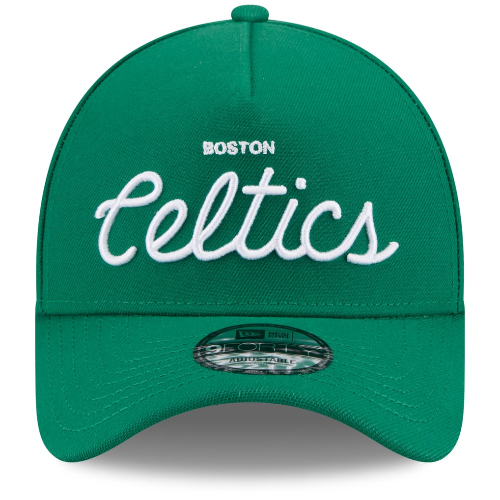 Boston Celtics New Era x Malbon Golf Unisex 9FORTY A-Frame Adjustable Hat - Green