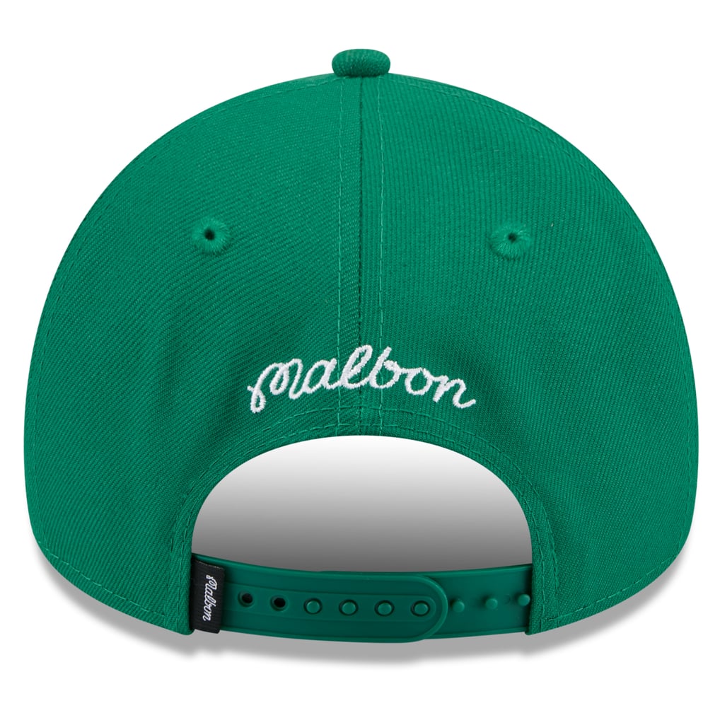 Boston Celtics New Era x Malbon Golf Unisex 9FORTY A-Frame Adjustable Hat - Green