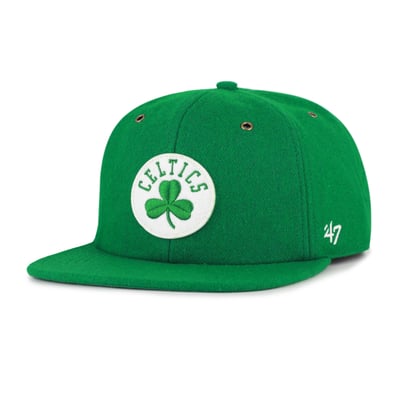  Boston Celtics '47 Women's Wool Captain Adjustable Hat - Kelly Green