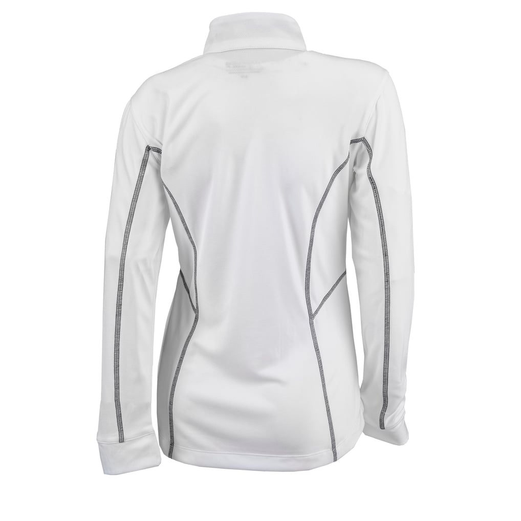  Boston Celtics Columbia Women's Omni-Wick Shotgun Quarter-Zip Pullover Top - White
