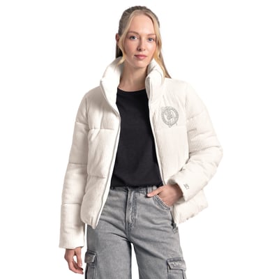  Boston Celtics Starter Women's Double Score Bubble Jacket - White