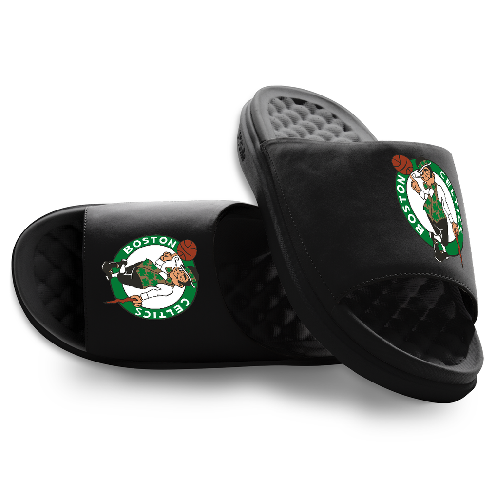 Celtics Slide Sandals ISlide Kelly Green Boston Celtics High Energy Slide Sandals  main image 4