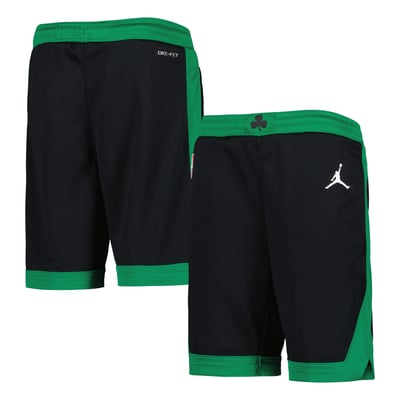  Boston Celtics Jordan Brand Youth Authentic Statement Edition Swingman Shorts - Black