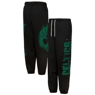  Boston Celtics Nike Youth 2026/27 Standard Issue Authentic Wordmark Fleece Pants - Black