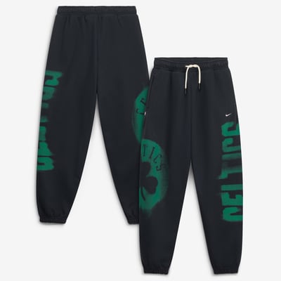  Boston Celtics Nike Youth 2026/27 Standard Issue Authentic Wordmark Fleece Pants - Black