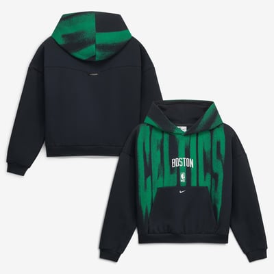  Boston Celtics Nike Youth 2026/27 Standard Issue Authentic Wordmark Fleece Pullover Hoodie - Black