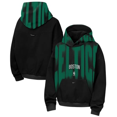  Boston Celtics Nike Youth 2026/27 Standard Issue Authentic Wordmark Fleece Pullover Hoodie - Black