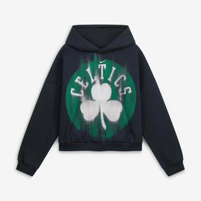  Boston Celtics Nike Youth 2026/27 Standard Issue Practice Icon Fleece Pullover Hoodie - Black