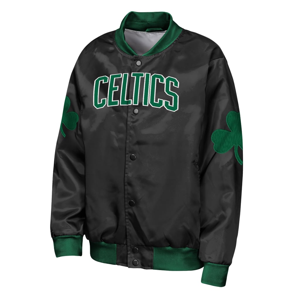 Boston Celtics Outerstuff Youth Statement Edition Lightweight Satin Jacket - Black
