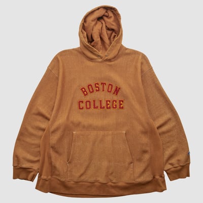 Boston College Eagles Champion 2000s Hooded Pullover Sweatshirt - Clay - M by Fanatics Real Vintage