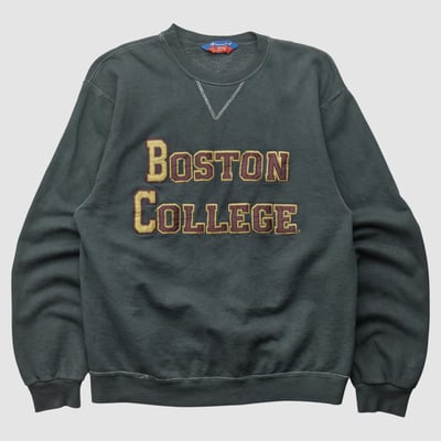 Boston College Eagles Champion 2000s Pullover Sweatshirt - Black - S by Fanatics Real Vintage