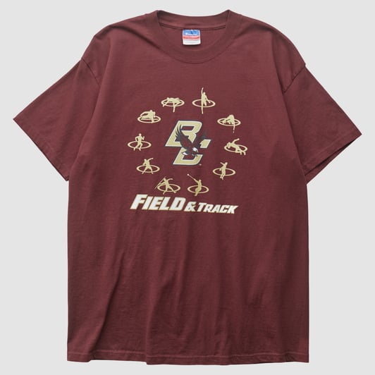 Boston College Eagles Champion 2000s T-shirt - Maroon - L by Fanatics Real Vintage