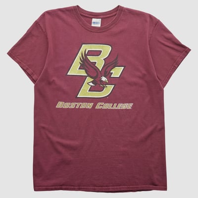 Boston College Eagles Gildan 2010s T-shirt - Maroon - M by Fanatics Real Vintage