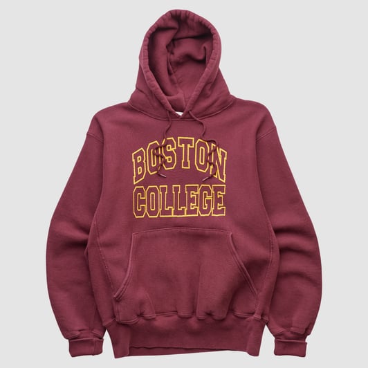 Boston College Eagles Lee Apparel 2000s Hooded Pullover Sweatshirt - Maroon - S by Fanatics Real Vintage
