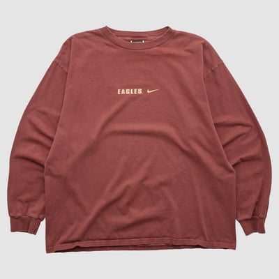 Boston College Eagles Nike 2000s Long Sleeve T-shirt - Maroon - XL by Fanatics Real Vintage