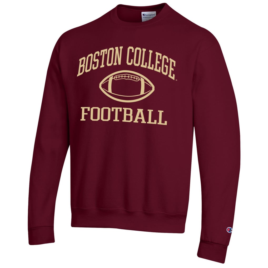  Boston College Eagles Champion Football Powerblend Pullover Sweatshirt - Maroon